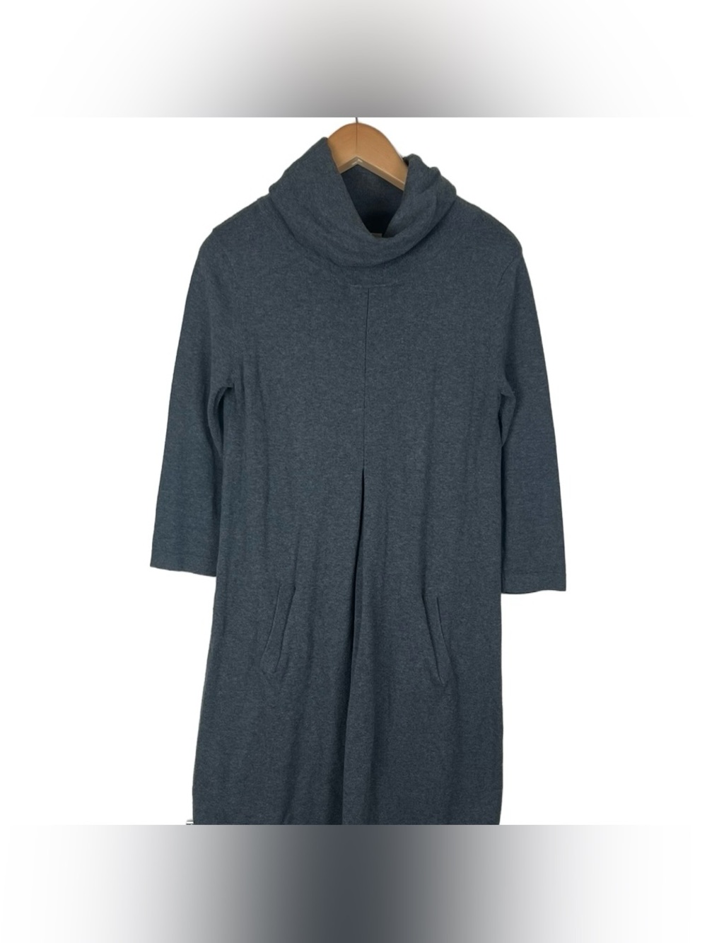 Tyler Boe “Kim” 3/4 Sleeve Sweater Dress Women’s Small Cashmere Blend Cowl Neck